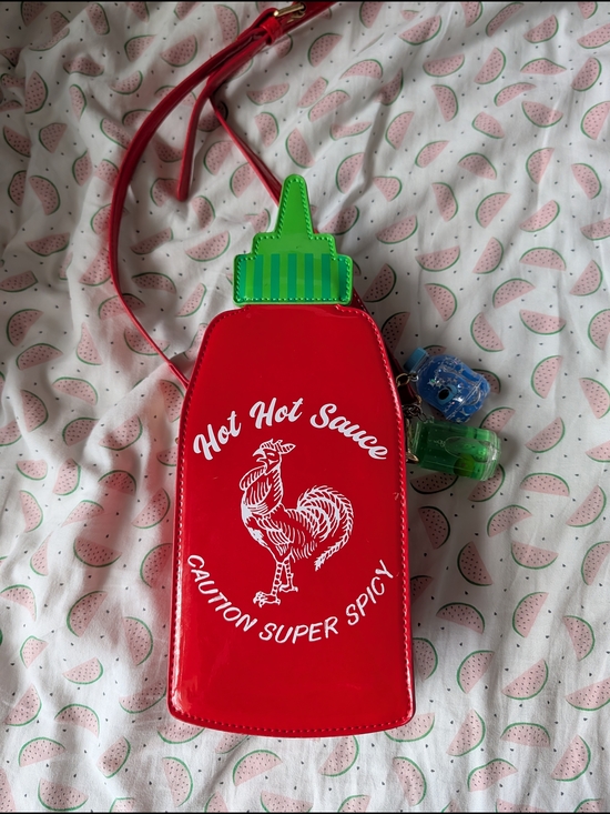 Handbags - Hot Hot Sauce Red Crossbody Bag